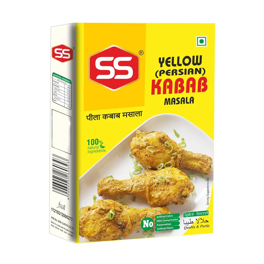SS MASALAS Yellow Chicken Persian Kebab Masala